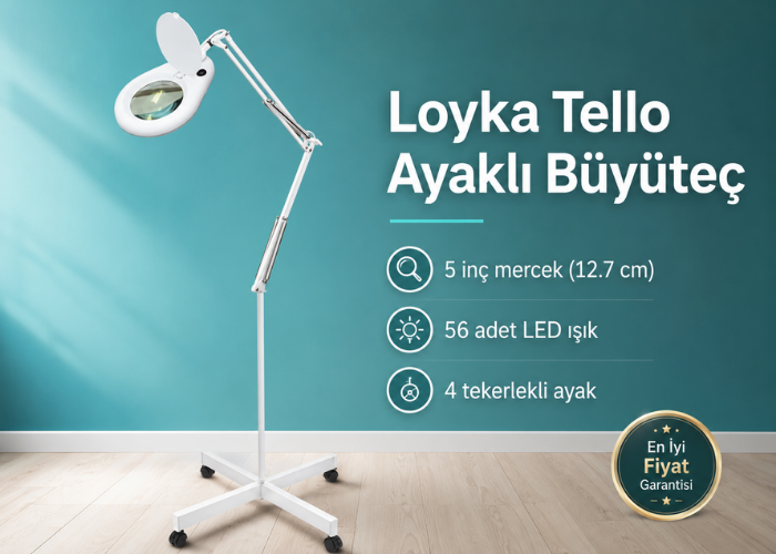 loyka Tello ayaklı büyüteç
