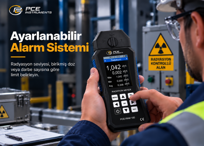pce-ram 100 ayarlanabilir alarm sistem
