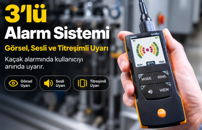 Testo 515 Ex alarm sistemi
