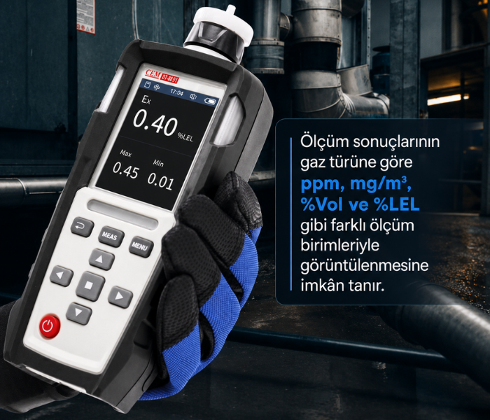 cem gd3806 4 in 1 gaz dedektörü