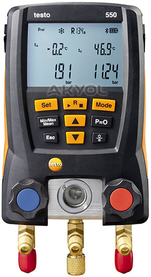 testo 550 manifold