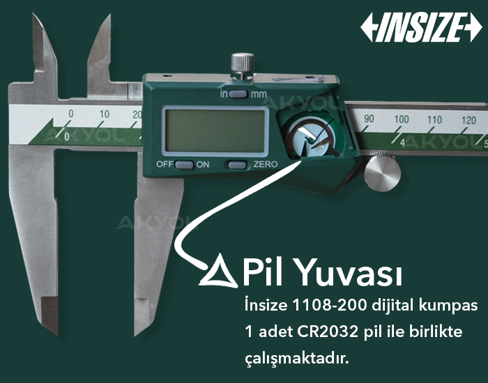 insize 1108-200 elektronik kumpas