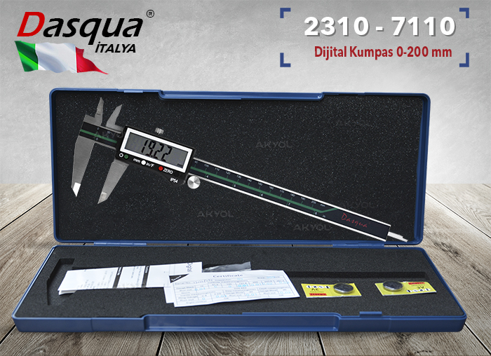 dasqua 200 mm dijital kumpas