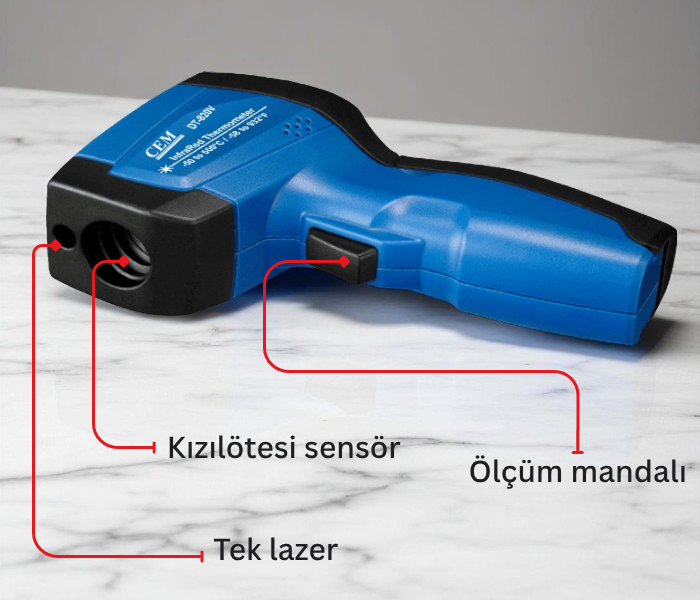 lazerli termometre