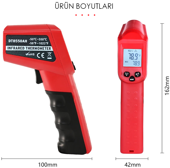 dt8550ah lazer termometre