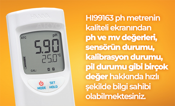et ve gıda ph ölçer