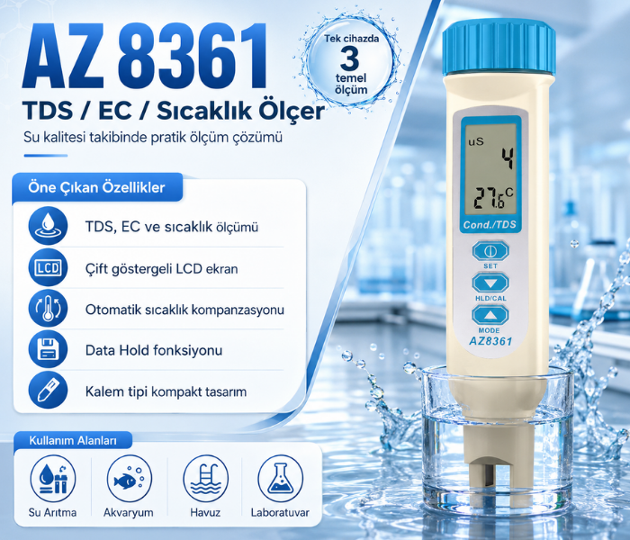 az 8361 ph ölçüm cihazı