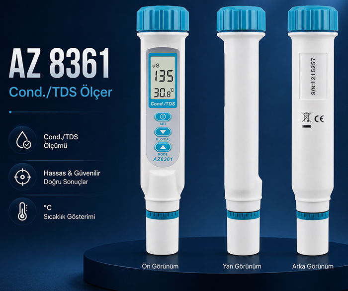 Taşınabilir Cond./TDS Cihazı