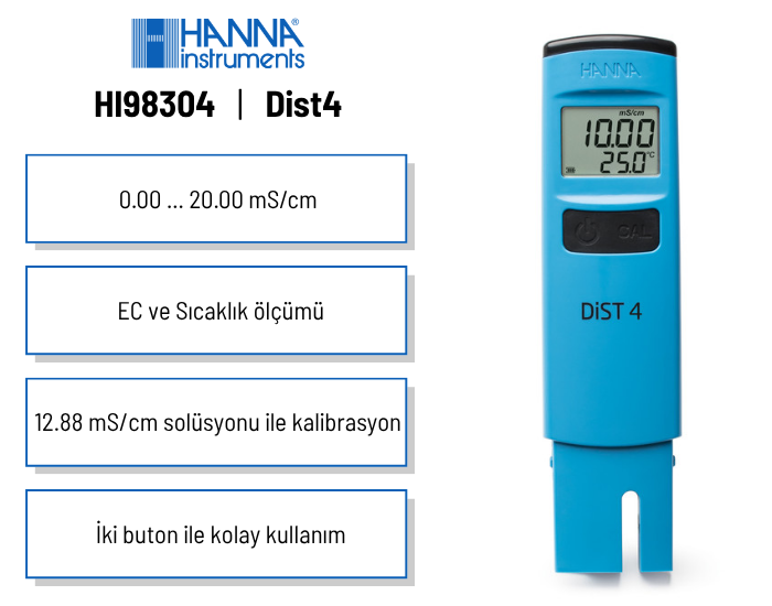 dist-4 iletkenlik ölçer