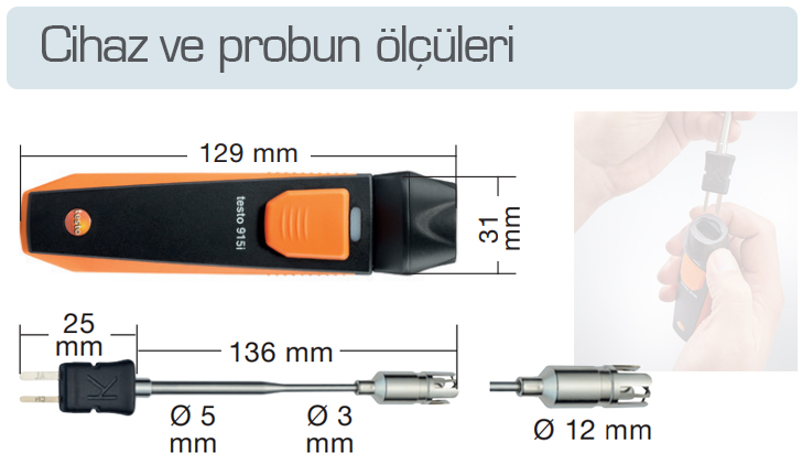 testo 915i yüzey