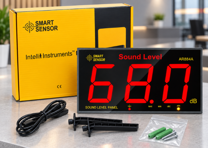 Smart Sensor AR884A kutu içeriği