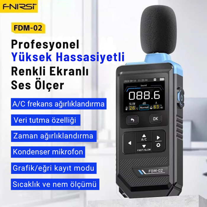  FDM -02 Desibel Ölçer 