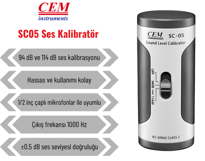 ses kalibratör cihazı