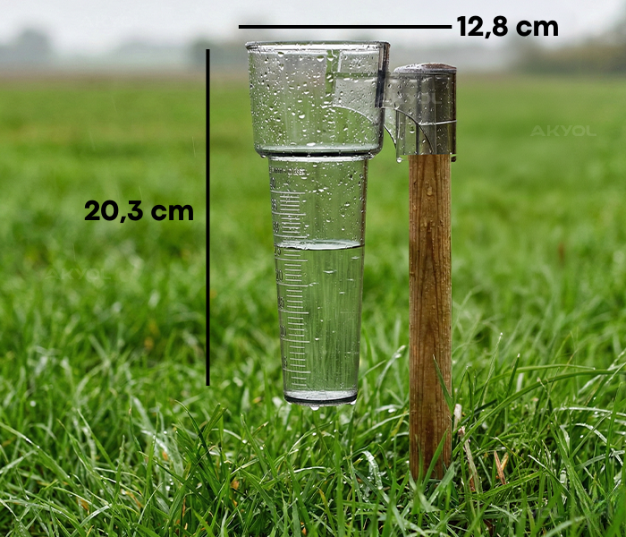 yağmur ölçer boyutu